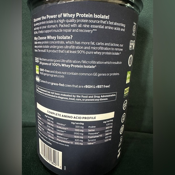 NWT Biochem 100% Whey Protein Isolate Powder - Picture 4 of 5